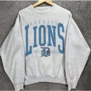 Detroit Lions Retro Detroit Lions Football Sweatshirt Detroit Football Gift 2